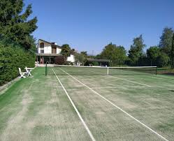 Construction terrain de tennis en béton poreux Saint-Tropez