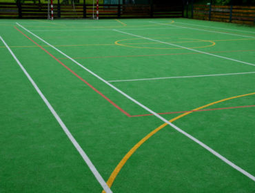 construction court de tennis resine synthetique à Mougins