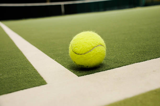 construction court de tennis en gazon synthétique à Angers